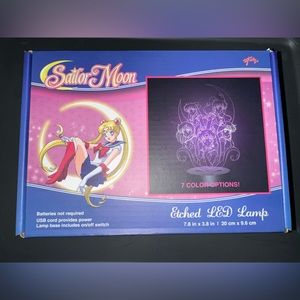 Sailor Moon Etched Acrylic LED Lamp TOEI Animation 7 Colors NEW! SHIPS FAST!
